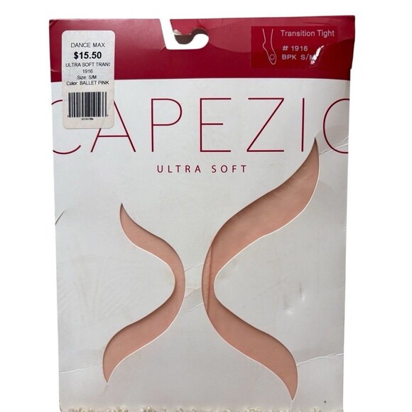 Capezio Women's Ultra Soft Transition Tight 1916 BPK S/M Ballet Pink New! - Picture 1 of 7